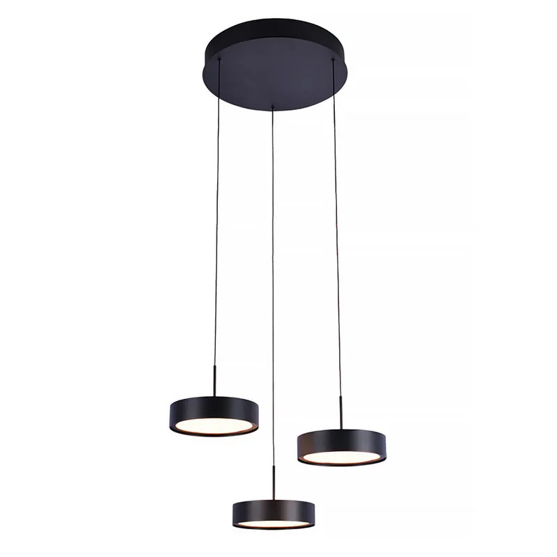 Finale Uitverkoop Freelight Hanglamp Alieno 3 lichts Ø 33 cm comfortlift zwart