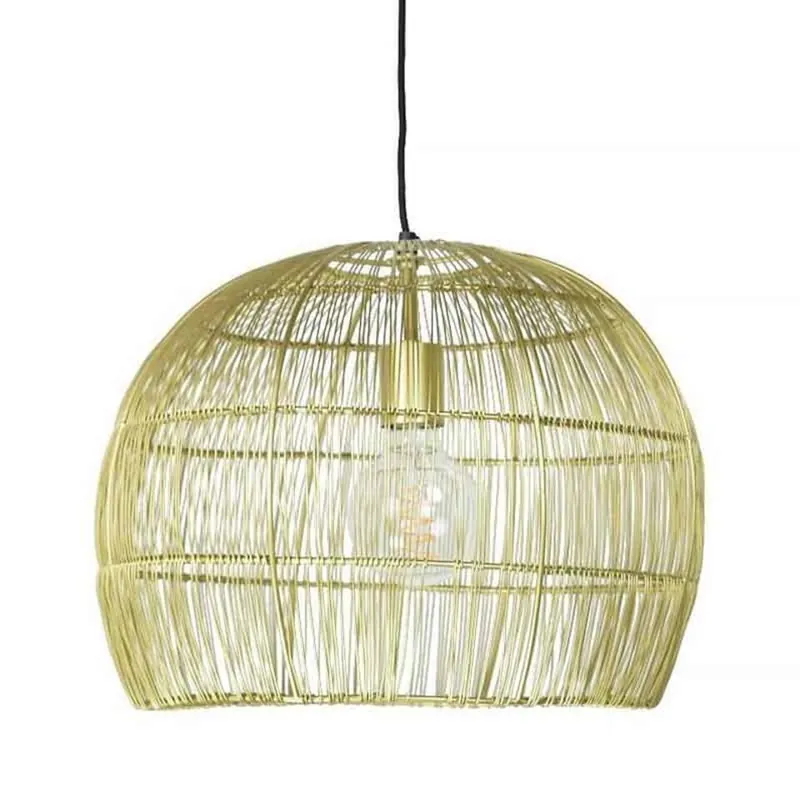 Urban Interiors hanglamp Frenk - 1 lichts - 42 x150 cm - goud Voordeelprijs