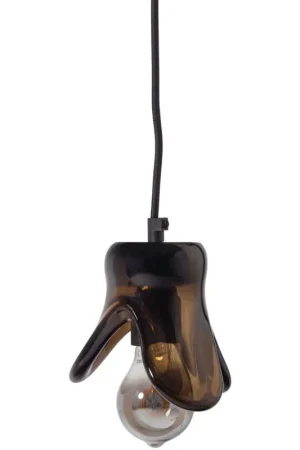 WOOOD Elle Hanglamp Klein - Glas - Bruin - 12x14x13 Flitsaanbieding