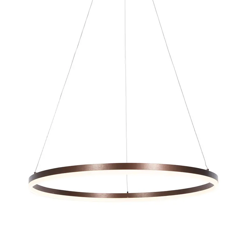 Uitverkoop Qazqa hanglamp anello bronskleurig geïntegreerde led
