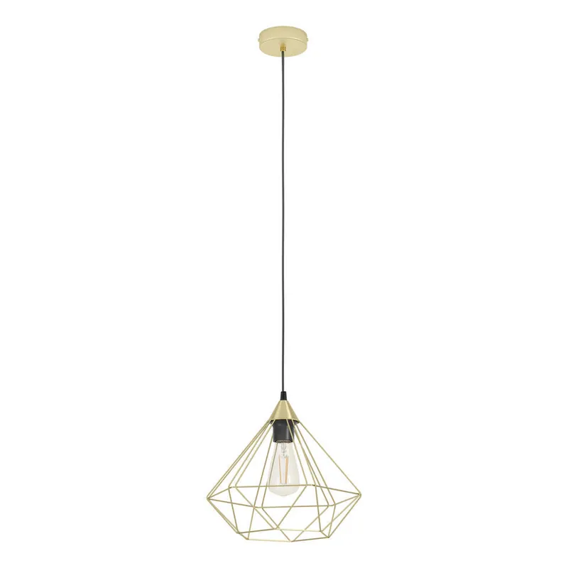 EGLO Tarbes Hanglamp - E27 - 32.5 cm - Goud Merkproduct