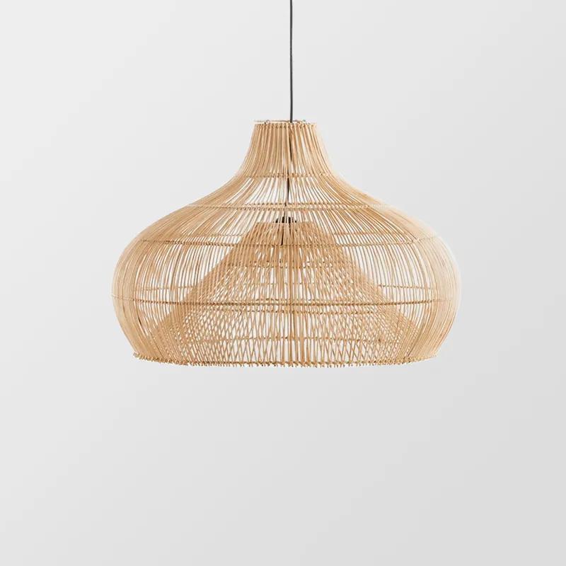 Boho Wicker Lampenkappen Handgeweven Keuken Eiland Hanglamp Beste Prijs