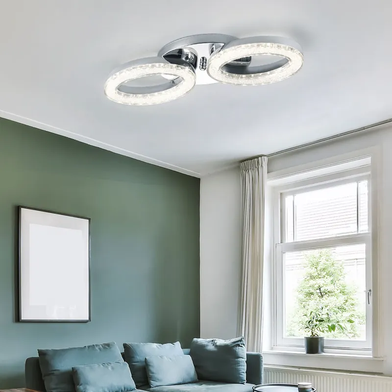 14 W LED plafondlamp met 2 ringen voor je gang ELEKTRA Meest Verkocht