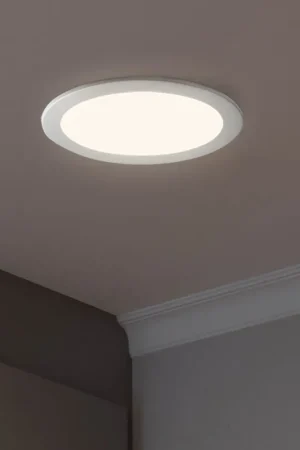 LED inbouwpaneel, 800 lumen, neutraal wit, rond, D 14,5 cm Speciale Aanbieding