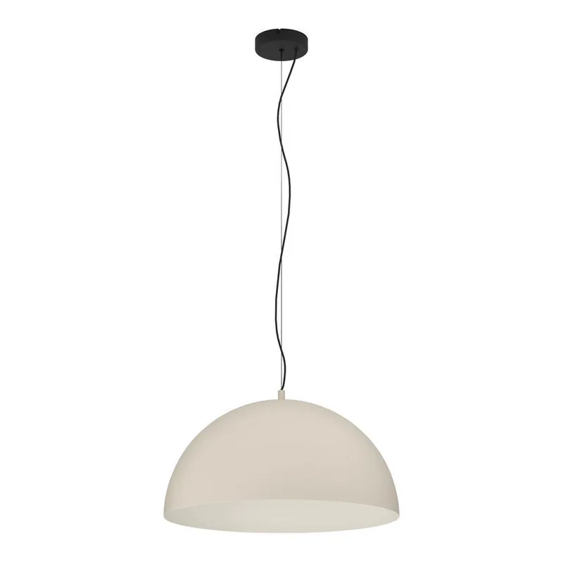 EGLO Gaetano 1 Hanglamp - E27 - Ø 53,5 cm - Zand/Crème Betrouwbaar