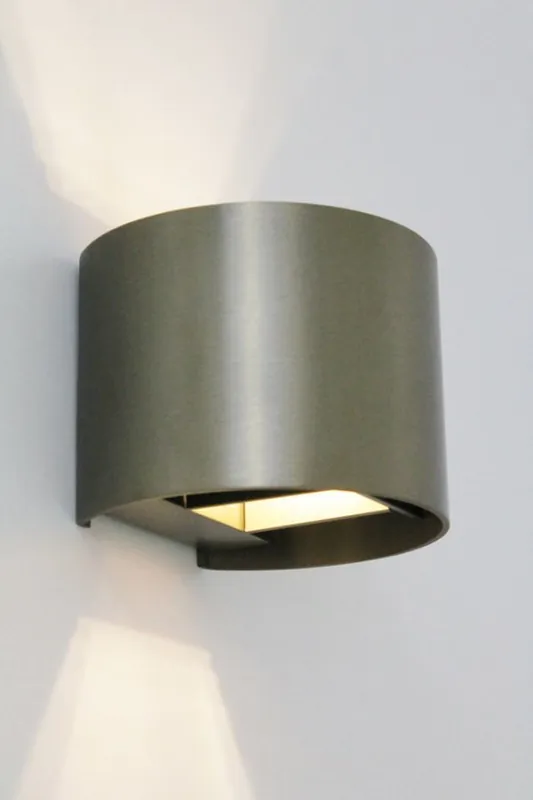 Wandlamp JUDE met verstelbare lichtbundel | Donkerbrons rond Shop Nu