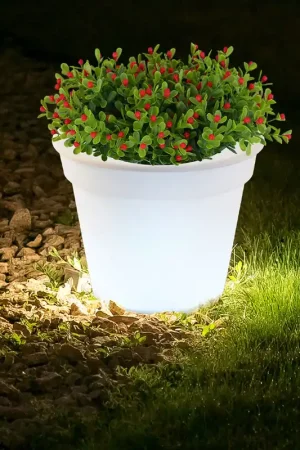 Bestseller LED zonnebloempot voor decoratieve buitenverlichting
