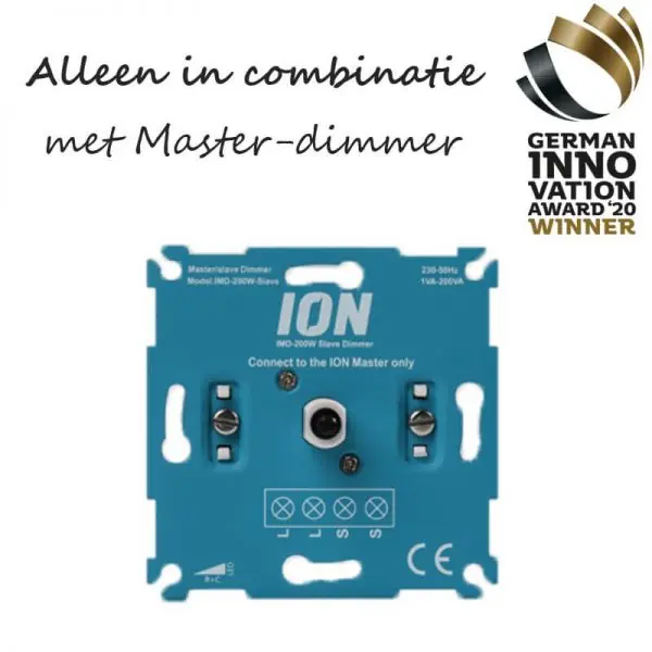 ION losse Slave dimmer 0-200 watt/VA | Voor uitbreiding hotelschakeling Rechtstreeks Van De Fabrikant
