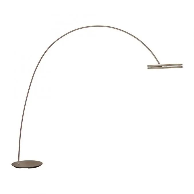 Moderne booglamp met afstandsbediening in brons Direct Verzonden