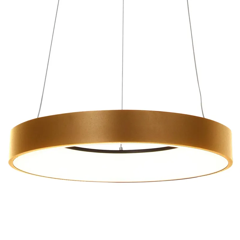 Fabrieksprijs Moderne design LED hanglamp ring goud