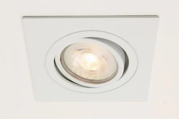 Gratis Retour Witte inbouwspot vierkant BUDDY | 9,2 cm