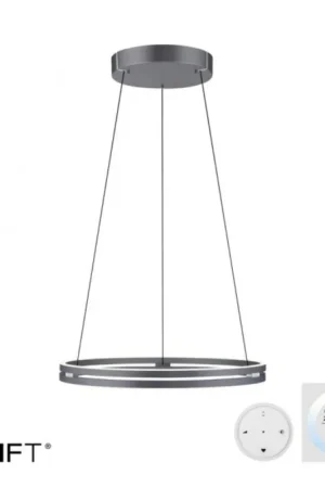 Betrouwbaar Neuhaus PURE Hanglamp E-Loop e-Lift Ø 70 cm donker grijs