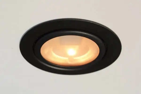 Meubelspot / Keuken- onderbouwspot | inbouw zwart Ø 7,2 cm Hoge Kwaliteit