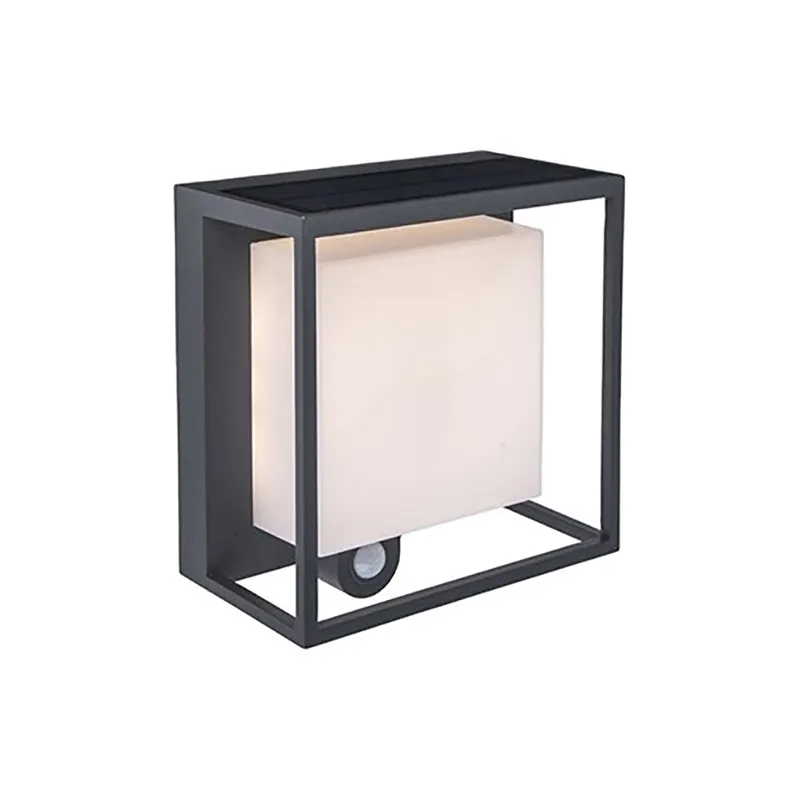 Nieuw Moderne LED buitenlamp Solar dark grey