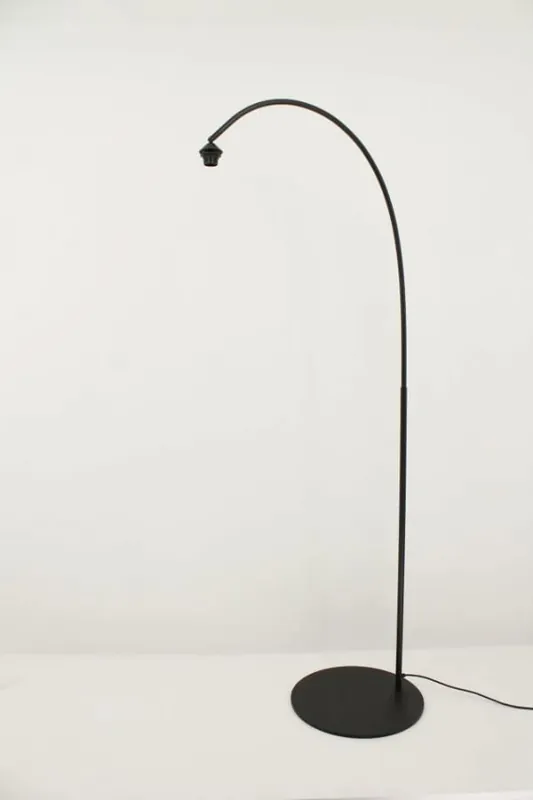 Gecertificeerd Mat zwarte booglamp / vloerlamp PALATA zonder kap