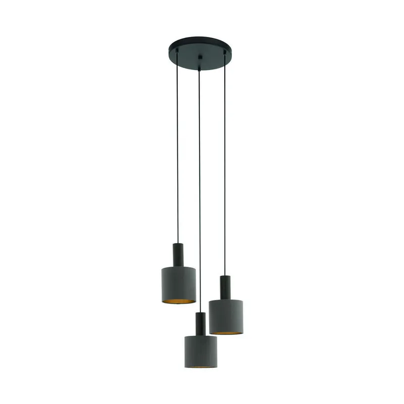 EGLOConcessa1Hanglamp-E27-Ø42cm-Donkerbruin/Cappucino/Goud Tijdelijk Beschikbaar