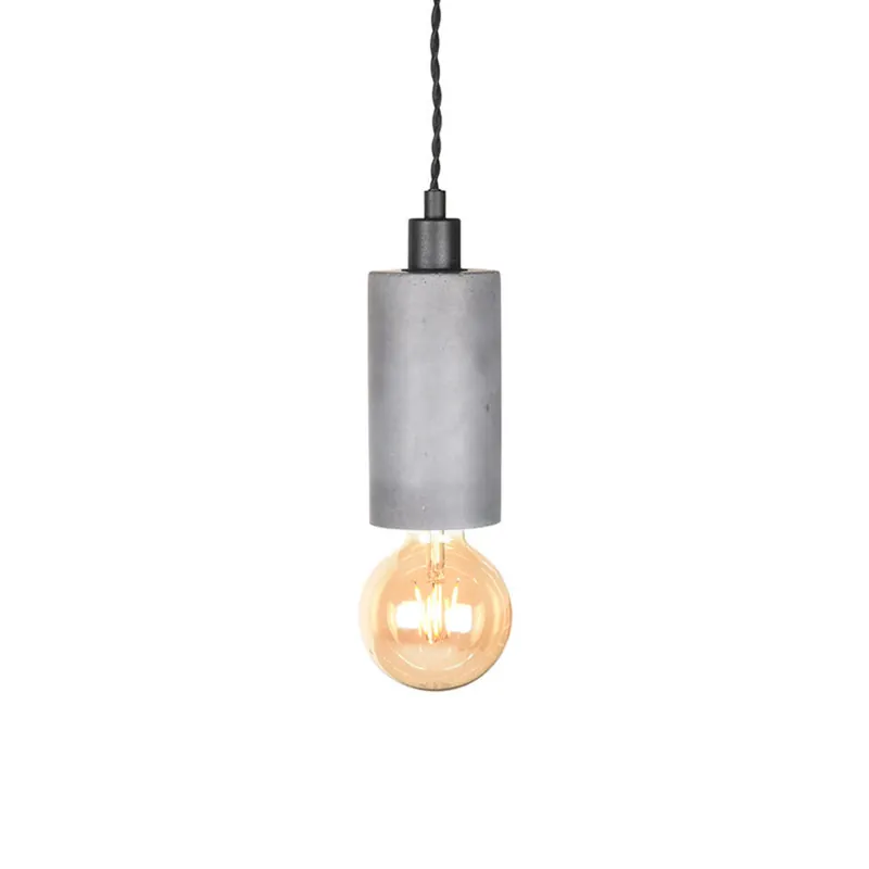 Tijdelijk Beschikbaar LABEL51 - Hanglamp Fresco - Beton - 8x8x120cm