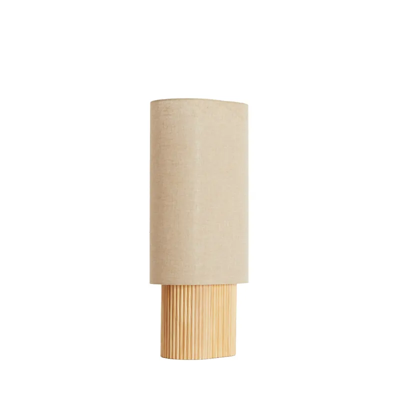 Bestseller Naturel tafellamp met kap Laslo 70cm