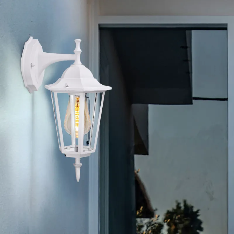 Exclusieve Aanbieding Wandlamp, buitenlamp, aluminium, wit, IP44