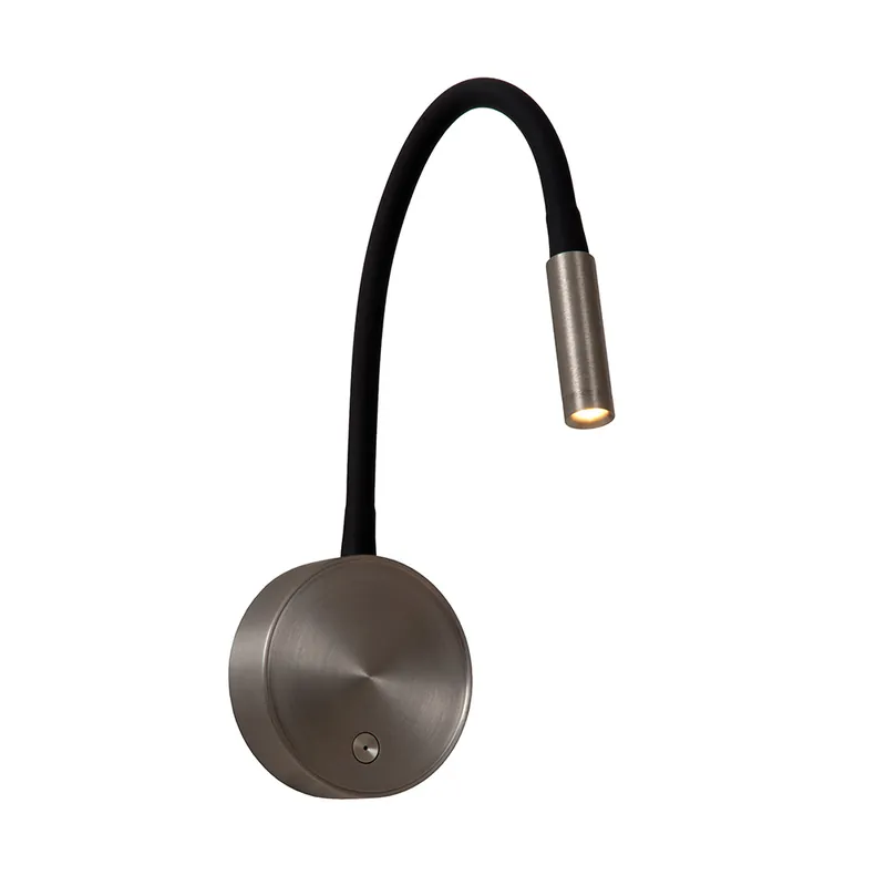 Oplaadbare wandlamp – Grijs & zwart Exclusieve Aanbieding