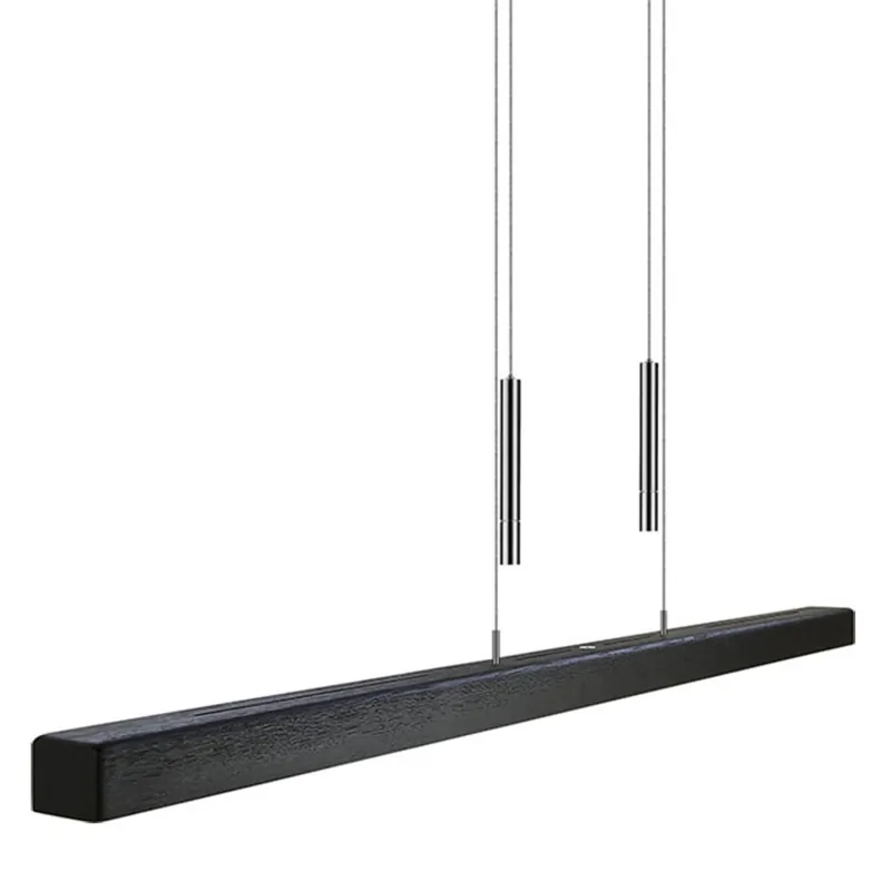 Herzblut Hanglamp Leonora Dim 160 cm zwart hout Beste Prijs