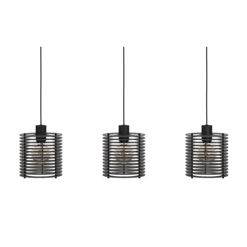 Rechtstreeks Van De Fabrikant EGLO Segovia Hanglamp - E27 - 88 cm - Zwart - Hout
