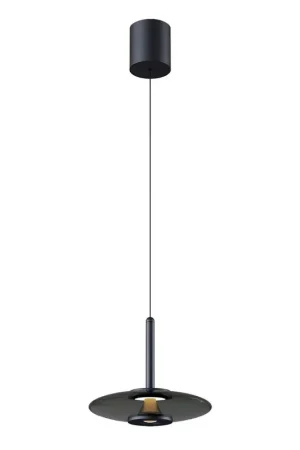 Artdelight Hanglamp Madison 1 lichts Ø 22 cm comfortlift zwart Premium