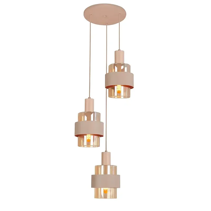 Favoriet Highlight Hanglamp Marrone 3 lichts Ø 30 cm beige