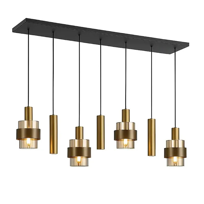 Uitverkoop Highlight Hanglamp Marrone 7 lichts L 130 cm brons