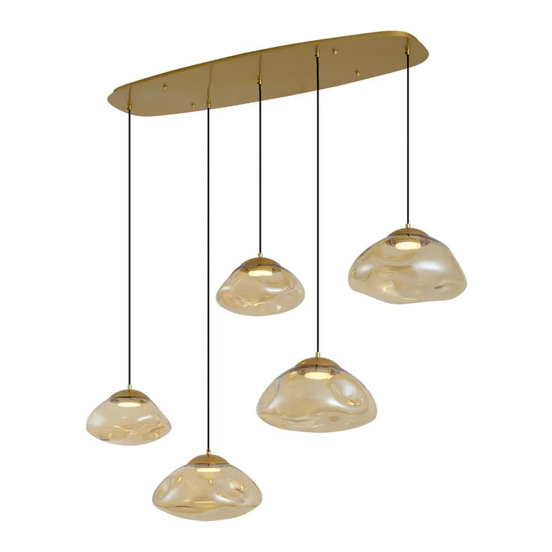 Lage Kosten Qazqa hanglamp gus goudkleurig gx53