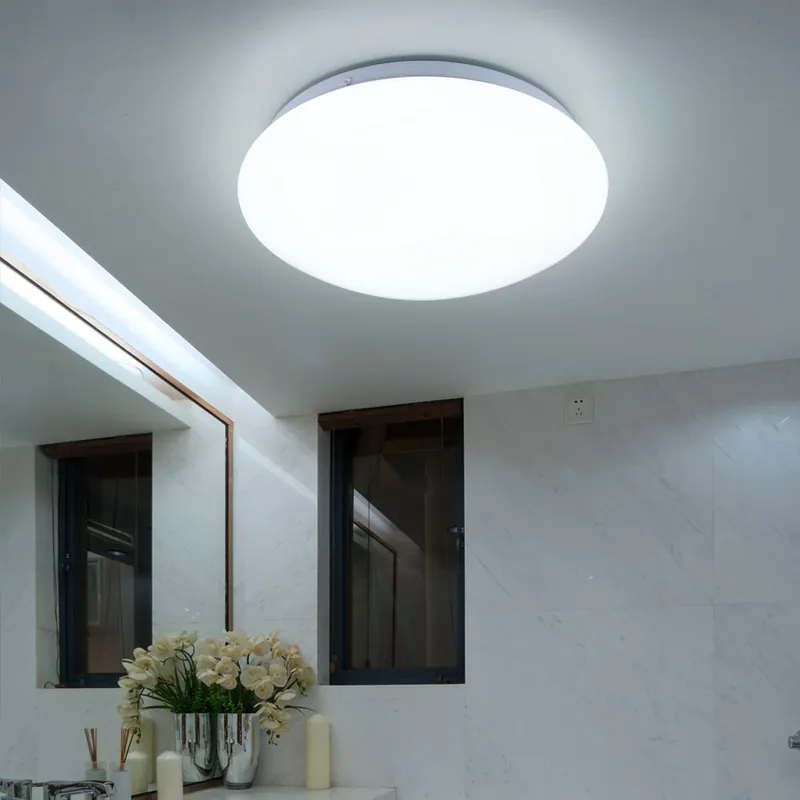 Tijdelijk Beschikbaar LED plafondlamp, metaal kunststof, wit, D 26 cm