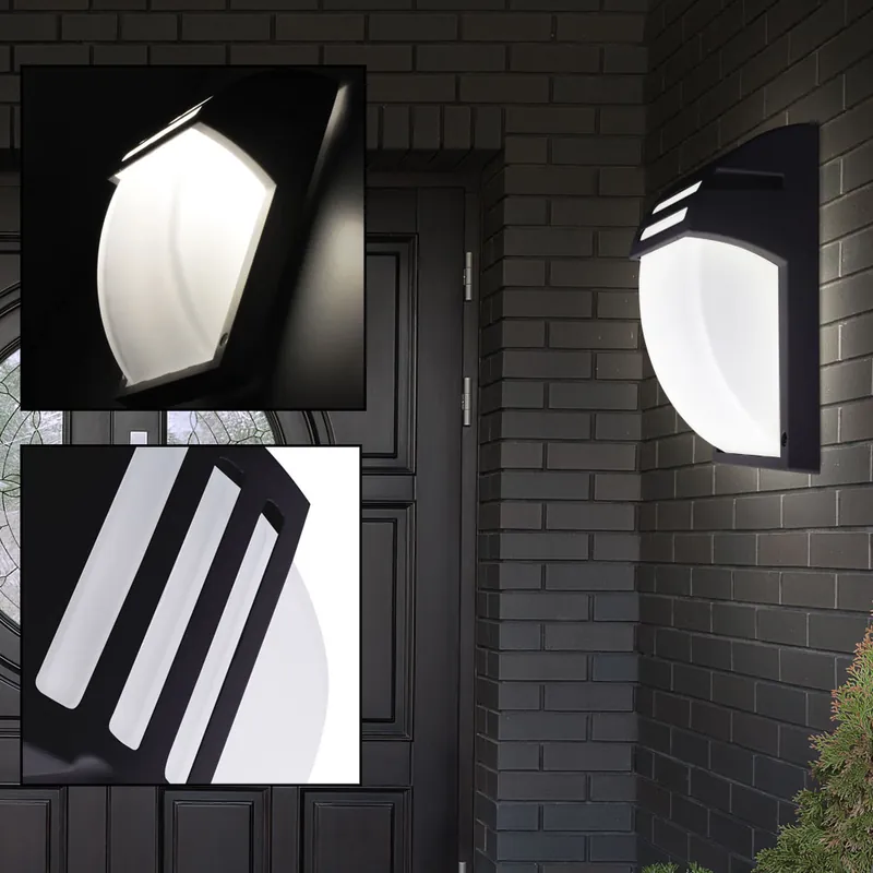 ALU wanddownlight, hoogte 24,5 cm VT-754 Uitverkoop
