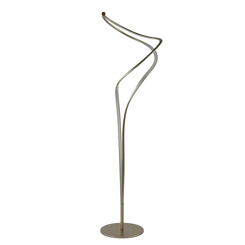 Moderne LED vloerlamp goud dimbaar Beperkte Voorraad