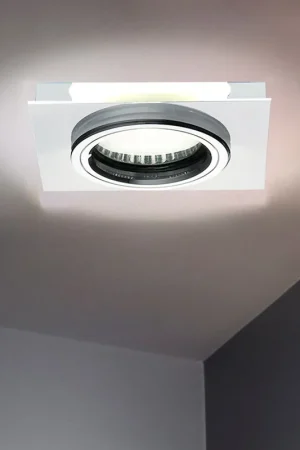 Koop Online Inbouwspot van glas met witte decoratieve LED's SOREN