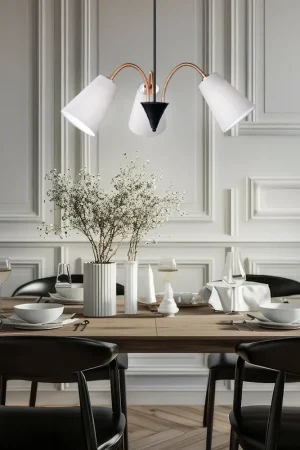 Meest Verkocht Hanglamp met stoffen lampenkappen HOPPER