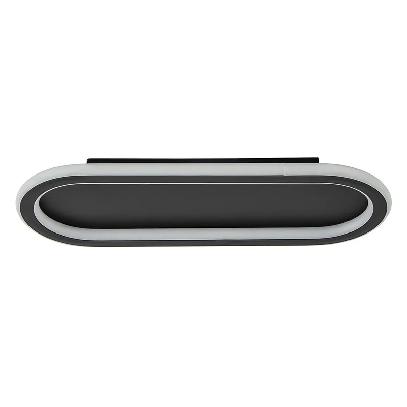Plafond-/wandlamp Lois 40 zwart 3-switch dim Korting