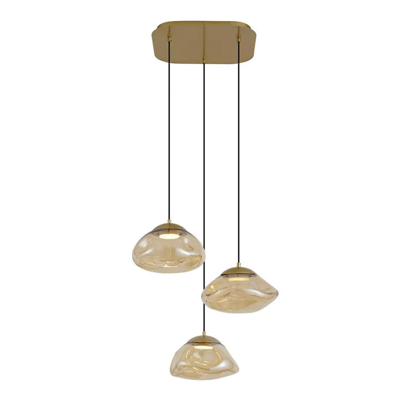 Qazqa hanglamp gus goudkleurig gx53 Gereduceerde Prijs