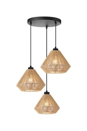 Korting LABEL51 - Hanglamp Ibiza - Beige - 30x30x150cm