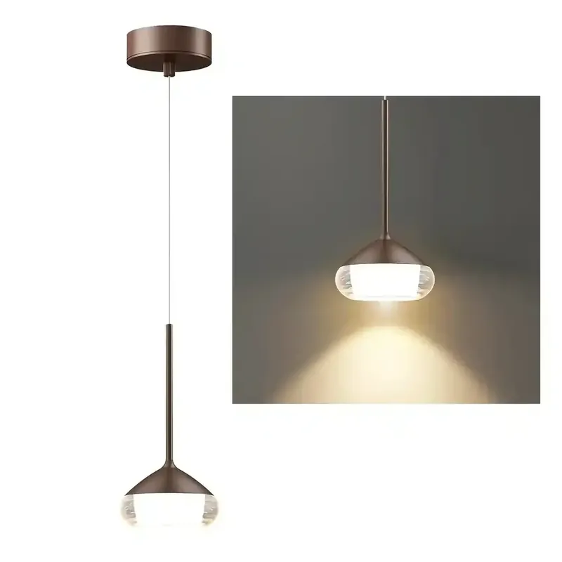 Artdelight Hanglamp Phoenix 1 lichts Ø 12 cm koper brons Superprijs