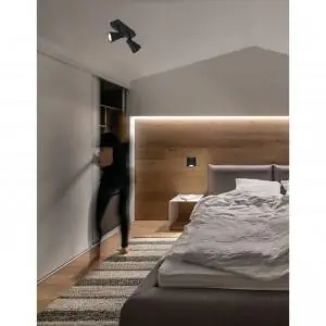 Koop Vandaag HAMMER opbouwspot GU-10 LED | Zwart