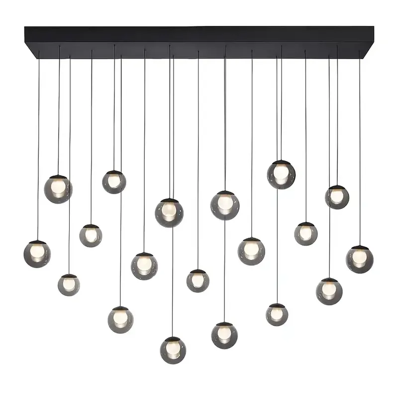Neuhaus PURE Hanglamp Popup 19 lichts L 150 cm comfortlift donker grijs Favoriet