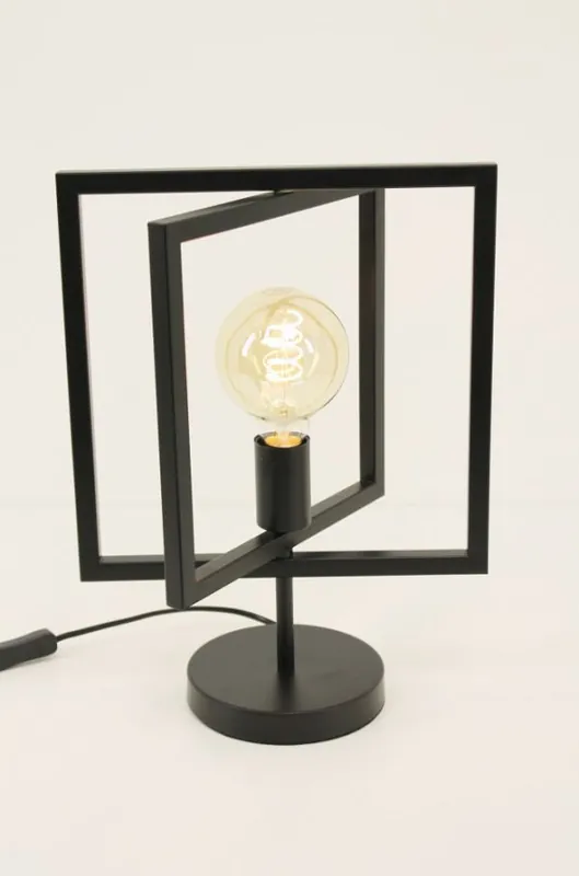 Metalen verstelbare frame tafellamp MARCO | Zwart Speciale Aanbieding