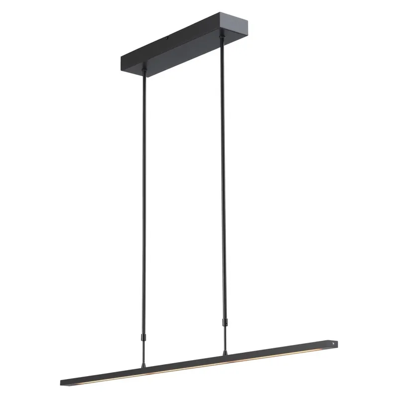 Masterlight Hanglamp Real 2 LED 100 cm zwart nikkel Gecertificeerd