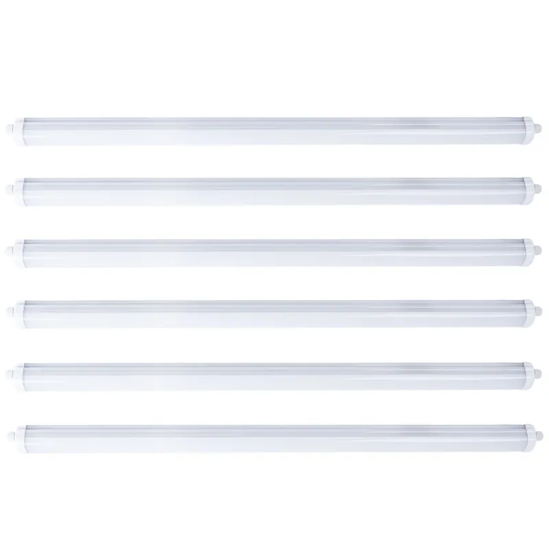 Set van 6 LED diffusorlampen, wit, IP65, neutraal wit, L 150 cm Bestseller