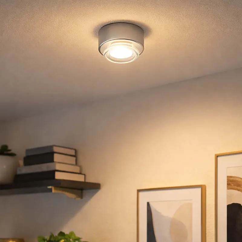 Meest Verkocht LED opbouwlamp, zilver, D 4 cm