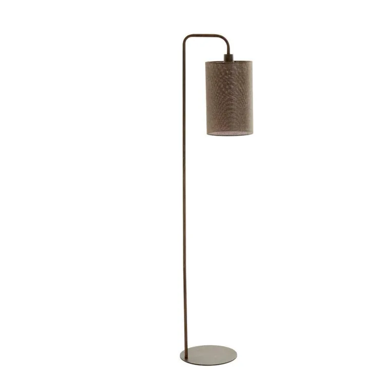 Vloerlamp Donio - Bruin - 33.5x28x155cm Beperkte Voorraad