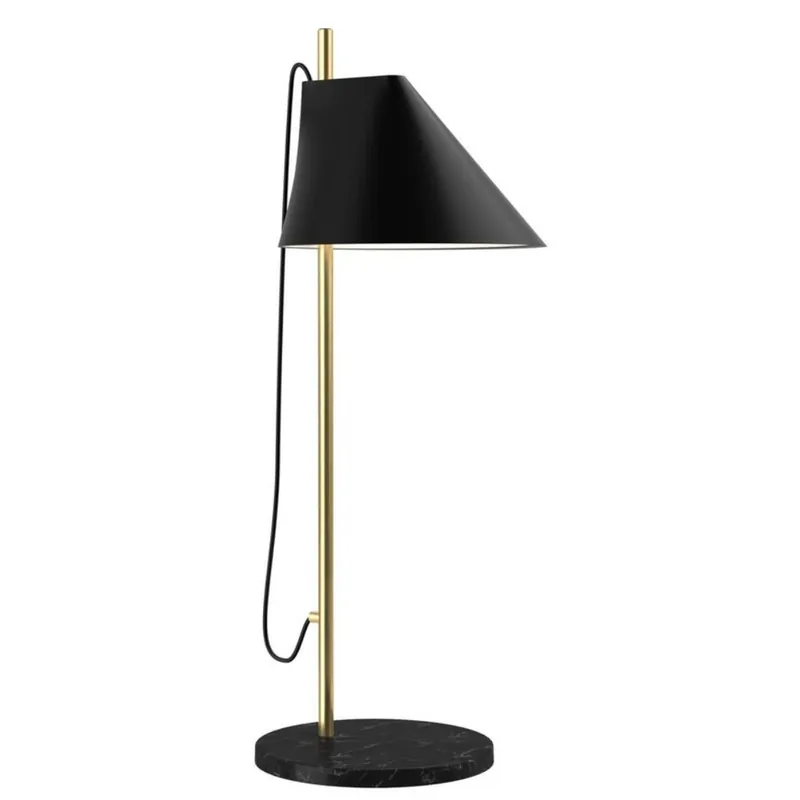 Exclusieve Aanbieding Louis Poulsen - Yuh LED tafellamp messing - marmer voet