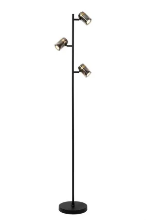 Aanbieding Lucide UPTON Vloerlamp - Fumé
