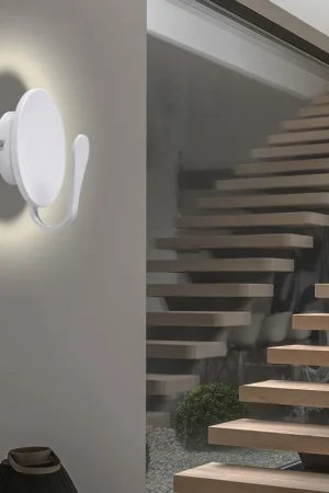 LED wandlamp, wit, warm wit, H 18,4cm Lage Kosten