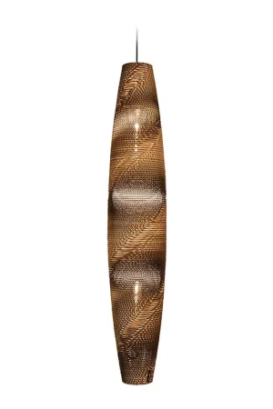 Nu Kopen Think Paper Hanglamp Skinny 210 Ø 21 cm bruin
